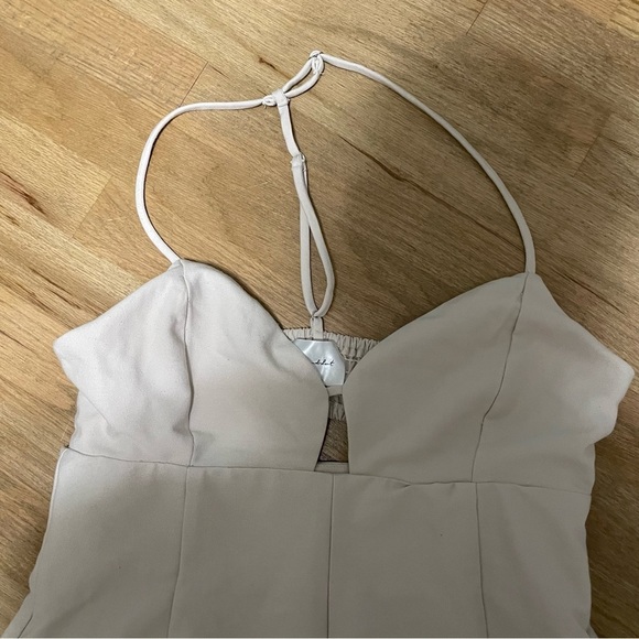 Line & Dot Leslie Jumpsuit Ecru - Picture 8 of 9